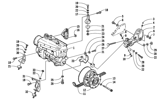 ENGINE AND RELATED PARTS