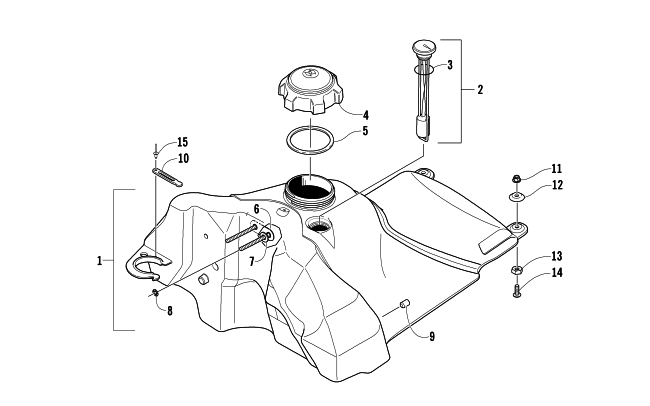 GAS TANK ASSEMBLY