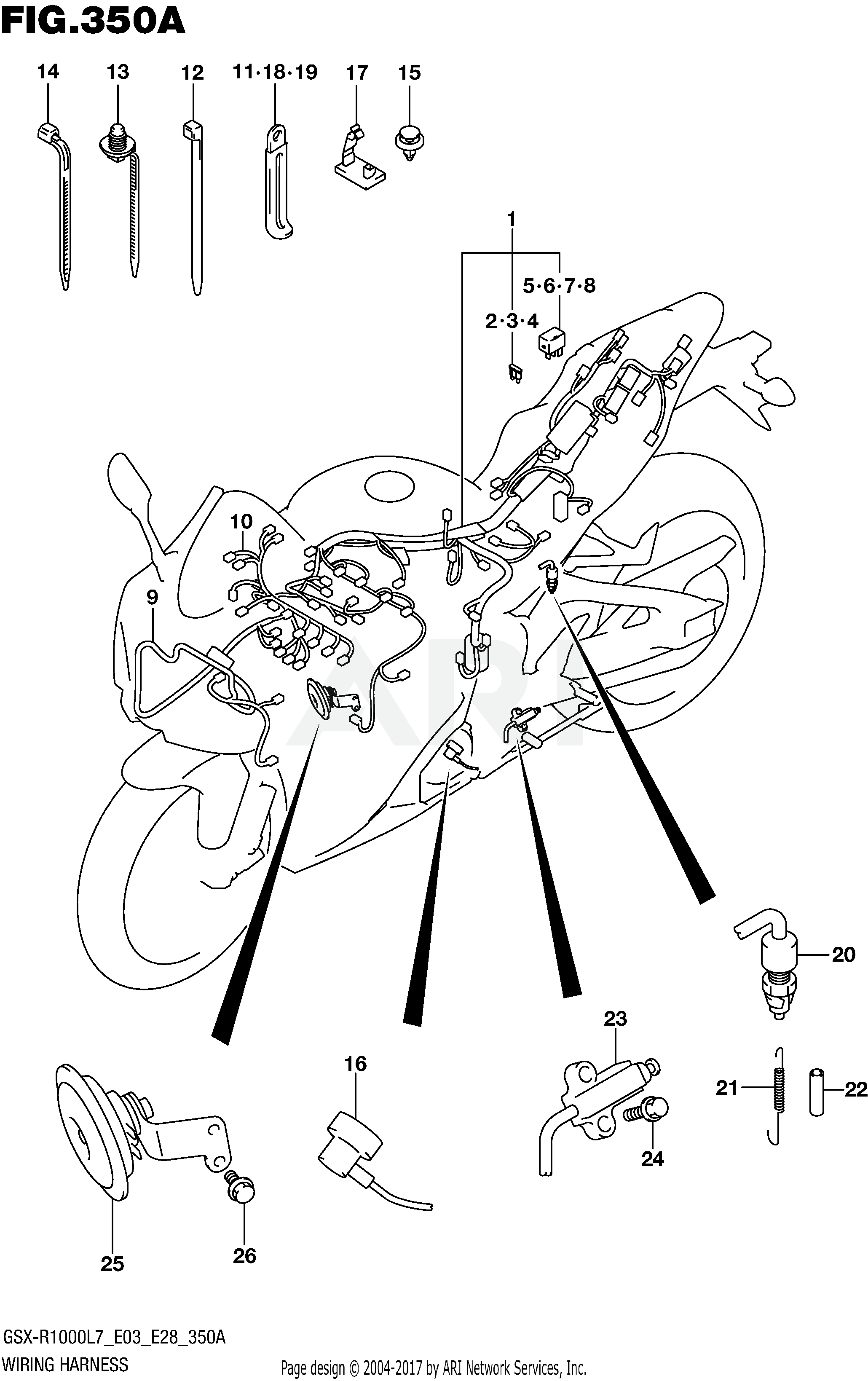 WIRING HARNESS (GSX-R1000L7 E03)