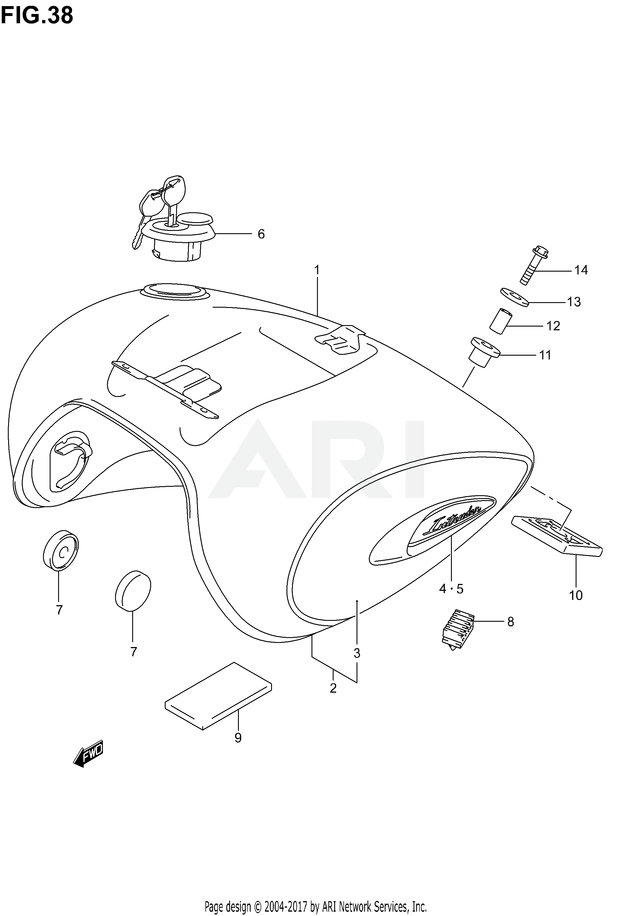 FUEL TANK (MODEL K1)