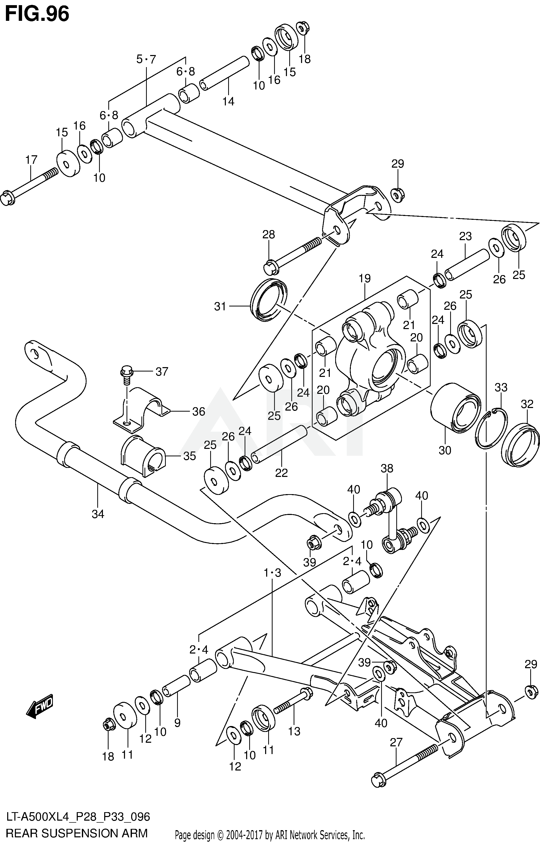 REAR SUSPENSION ARM