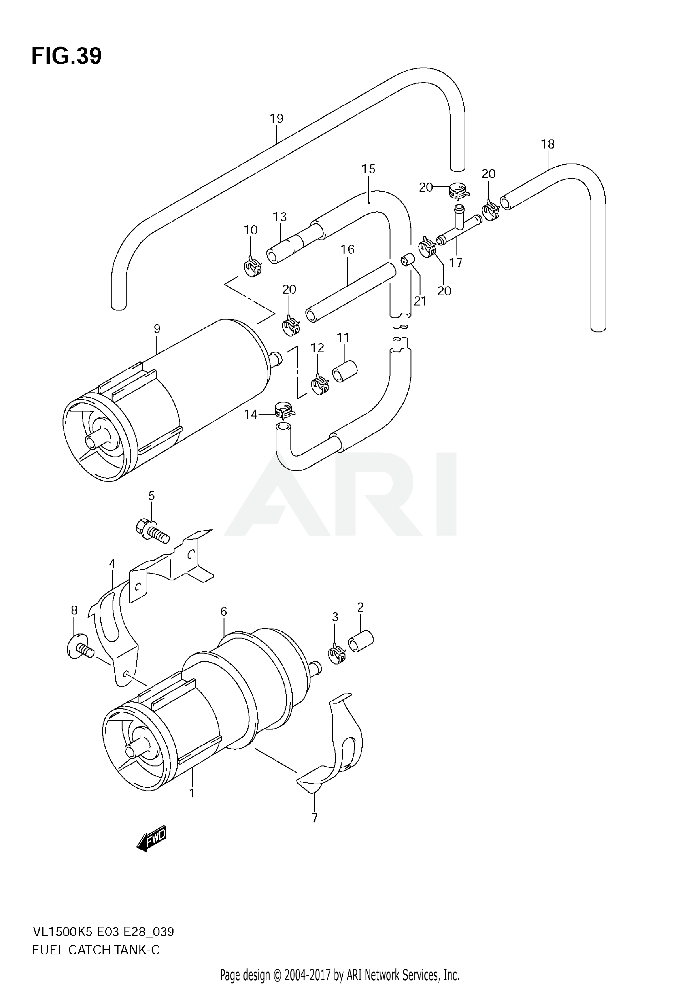 FUEL CATCH TANK