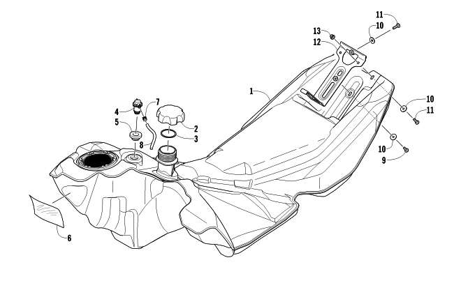 GAS TANK ASSEMBLY