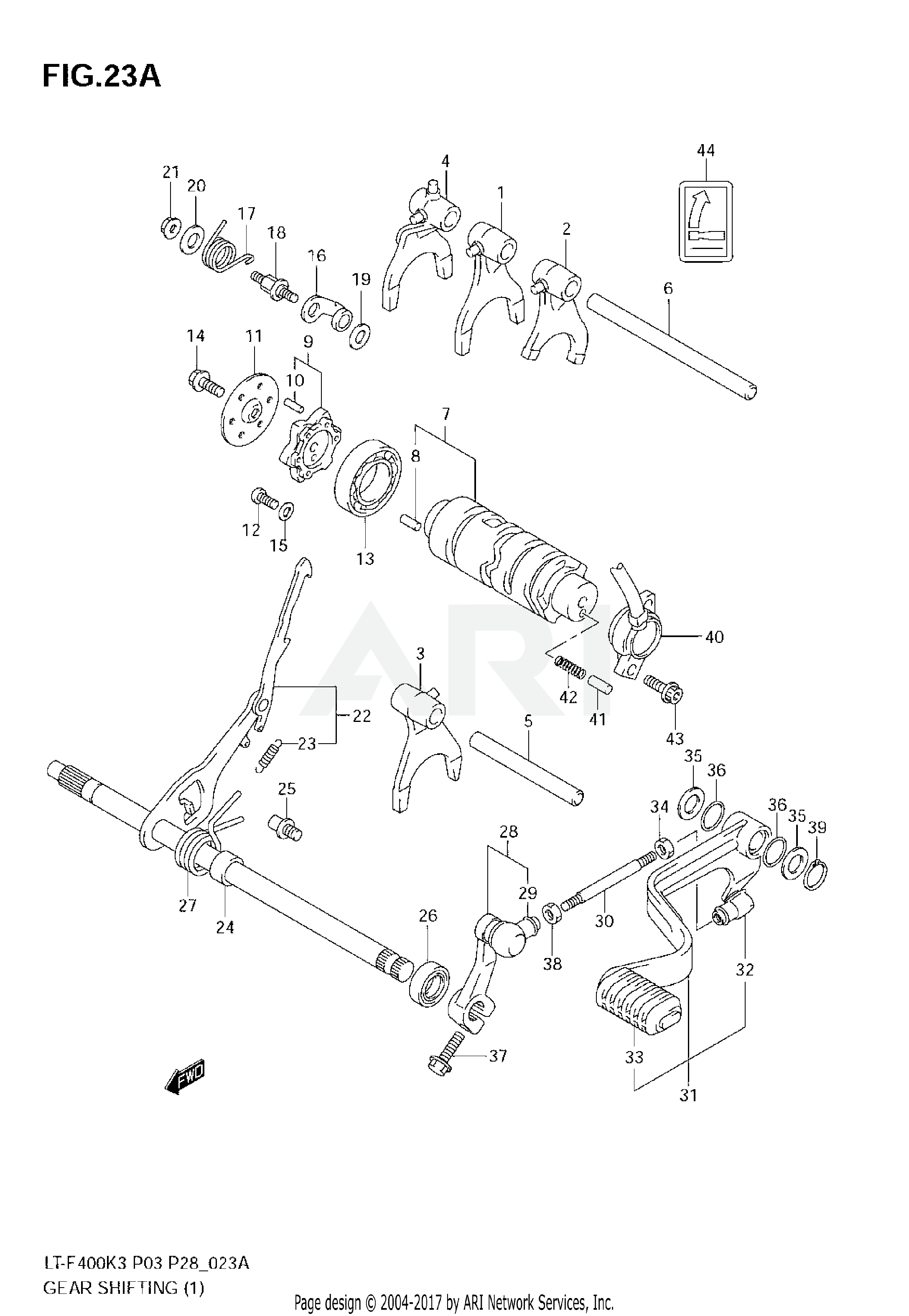 GEAR SHIFTING (1)(MODEL K4/K5/K6/K7)