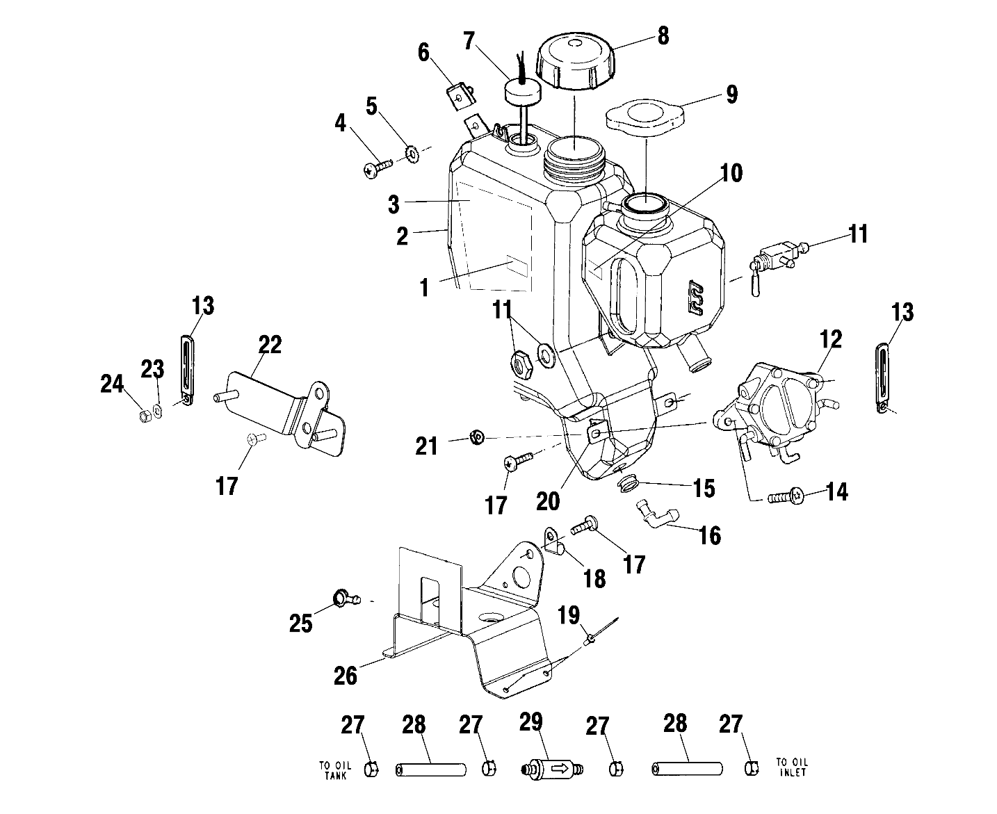 OIL TANK - S01ST6ES (4960836083C003)