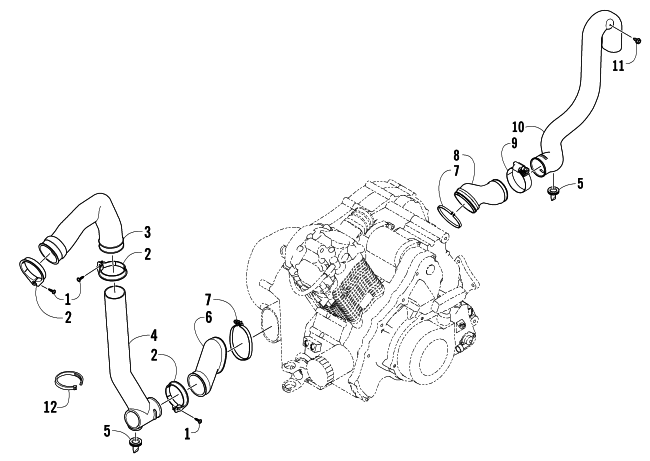 CASE/BELT COOLING ASSEMBLY