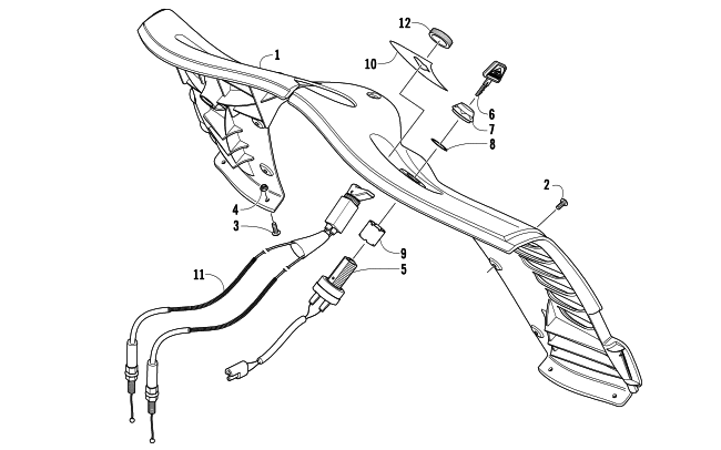 CONSOLE AND SWITCH ASSEMBLY