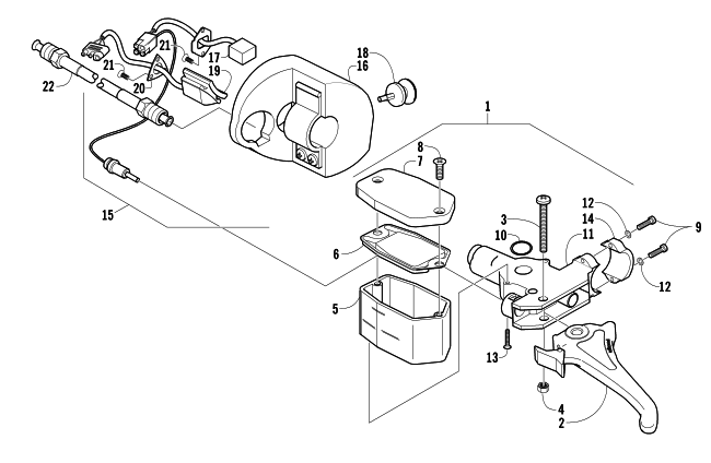 HYDRAULIC BRAKE CONTROL ASSEMBLY