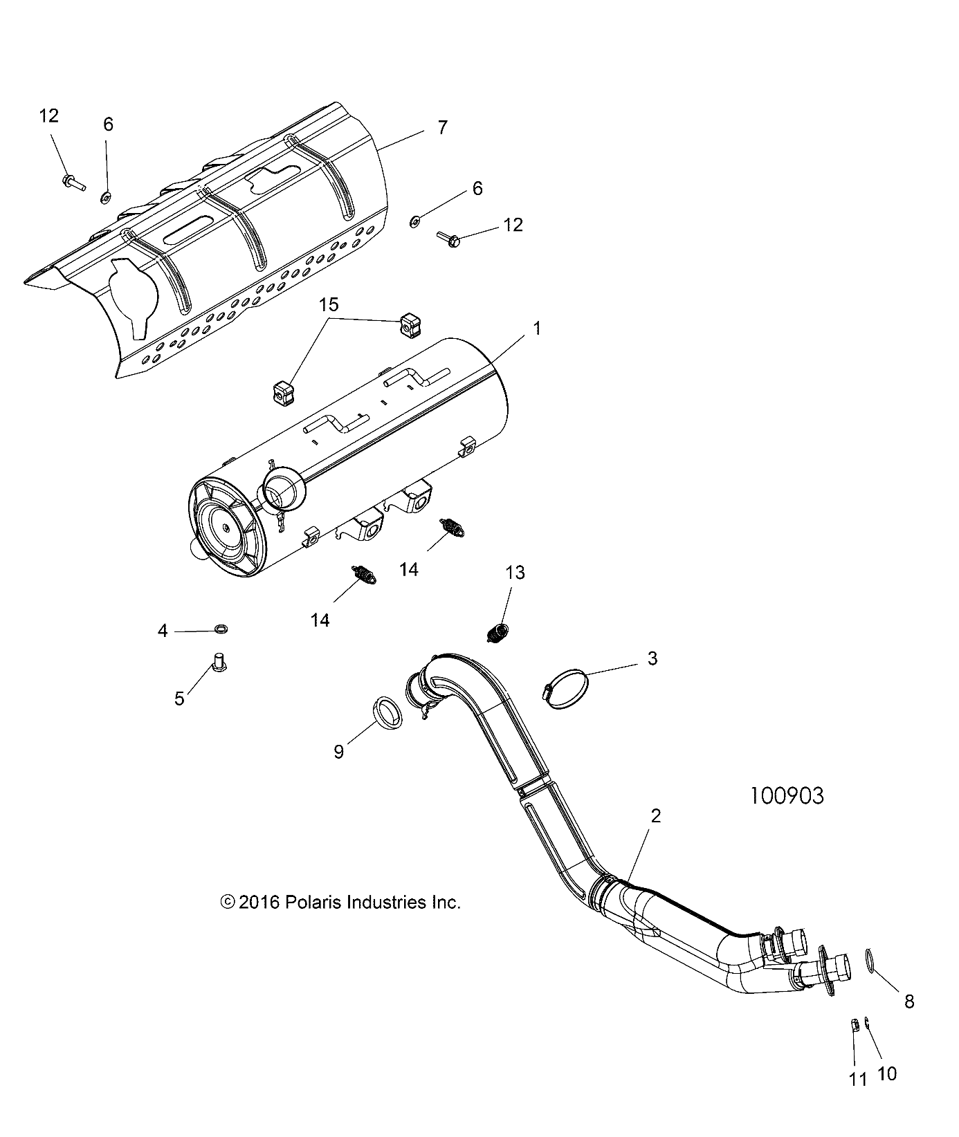 ENGINE, EXHAUST - A20SYE95AD/CAD