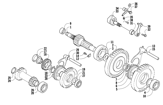 SECONDARY TRANSMISSION ASSEMBLY