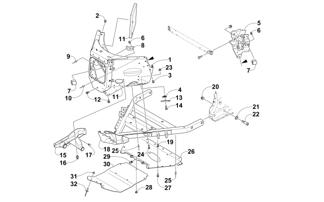 FRONT BUMPER AND FRAME ASSEMBLY