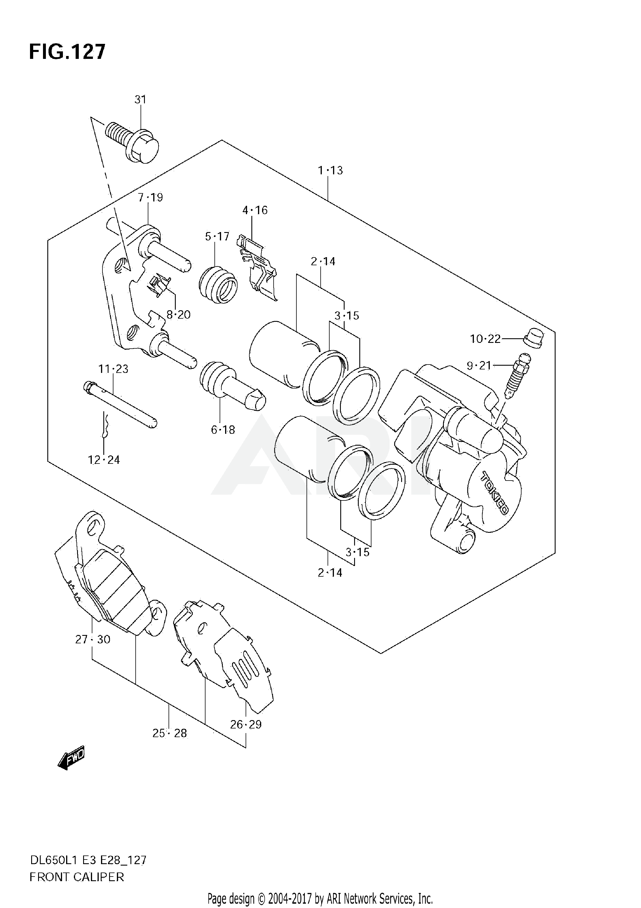 FRONT CALIPER