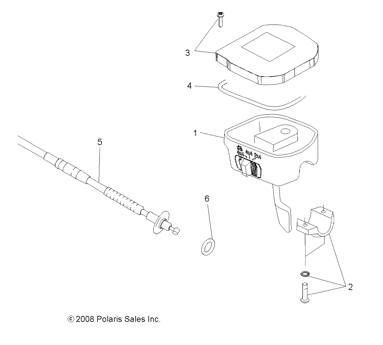 STEERING, CONTROLS, THROTTLE ASM. and CABLE - A15SXE85FI (49ATVCONTROLS09SPXP550)