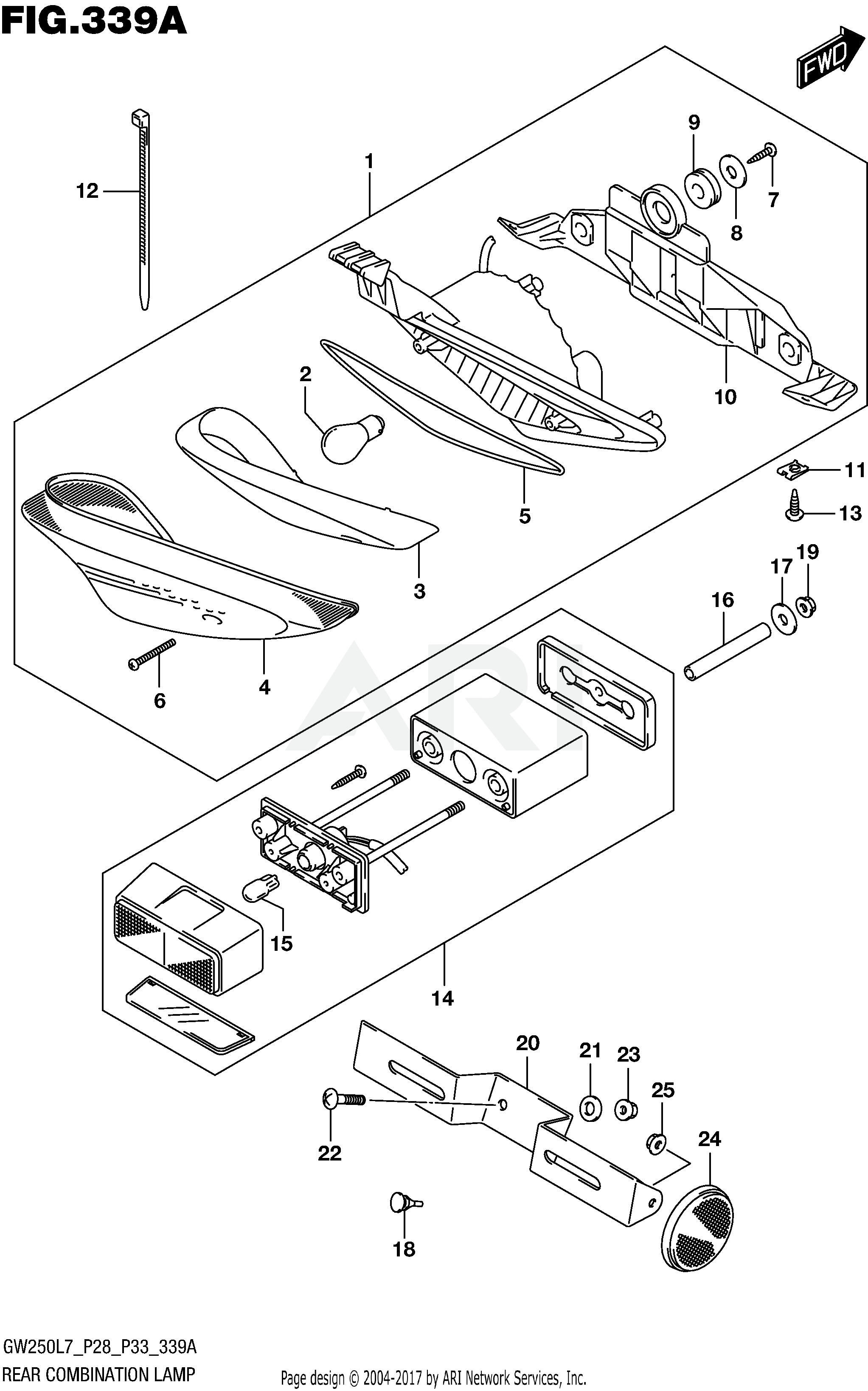 REAR COMBINATION LAMP