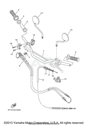 STEERING HANDLE CABLE