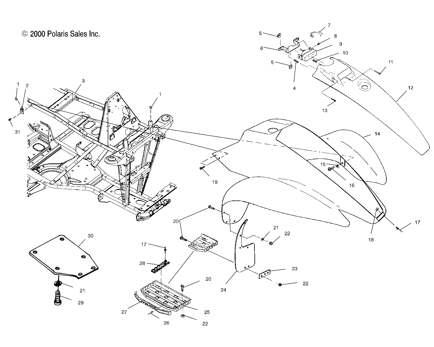 FRONT CAB - A00BA38CA (4954835483A005)