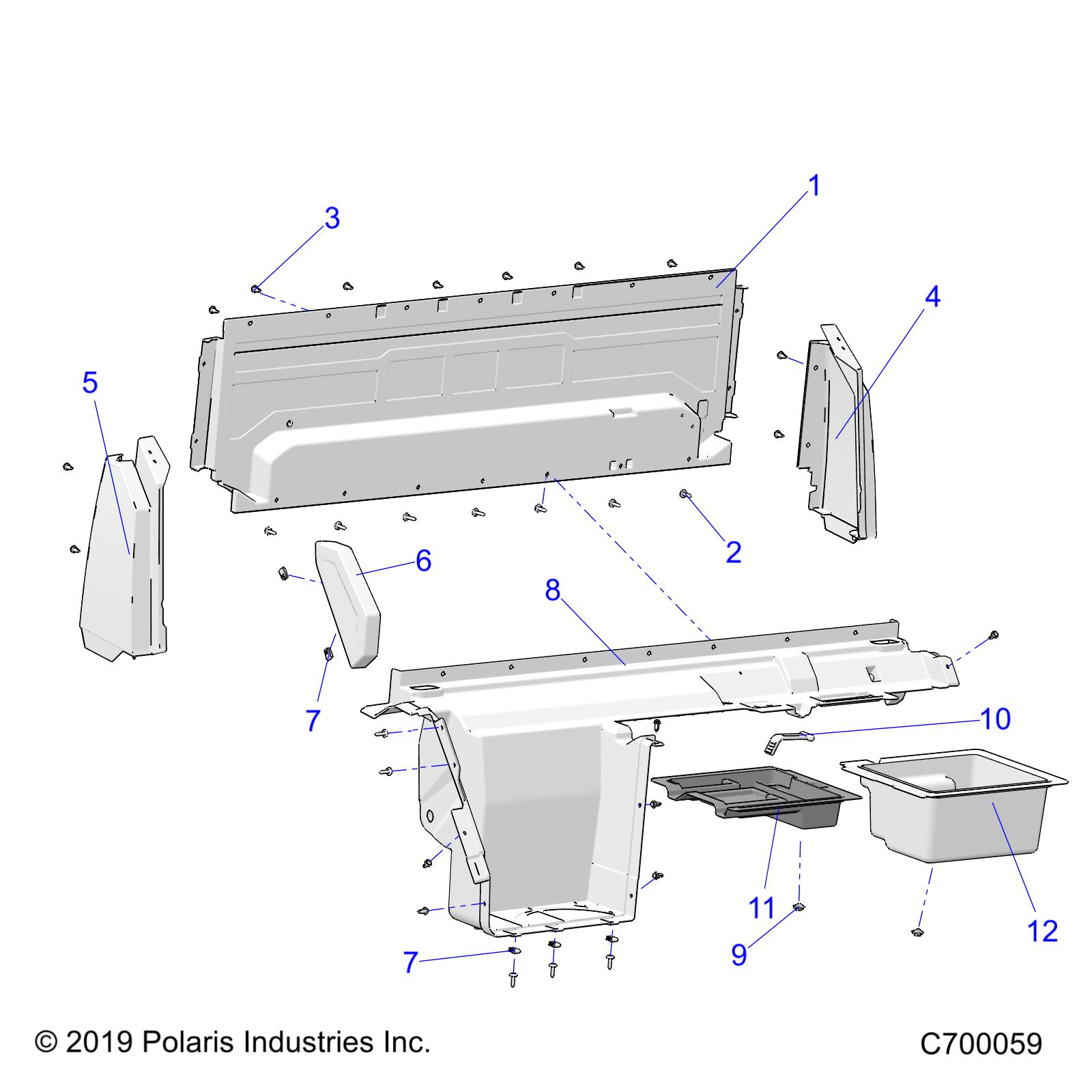 BODY, REAR CLOSEOFF, AND FENDERS - R20RRM99AL (C700059)