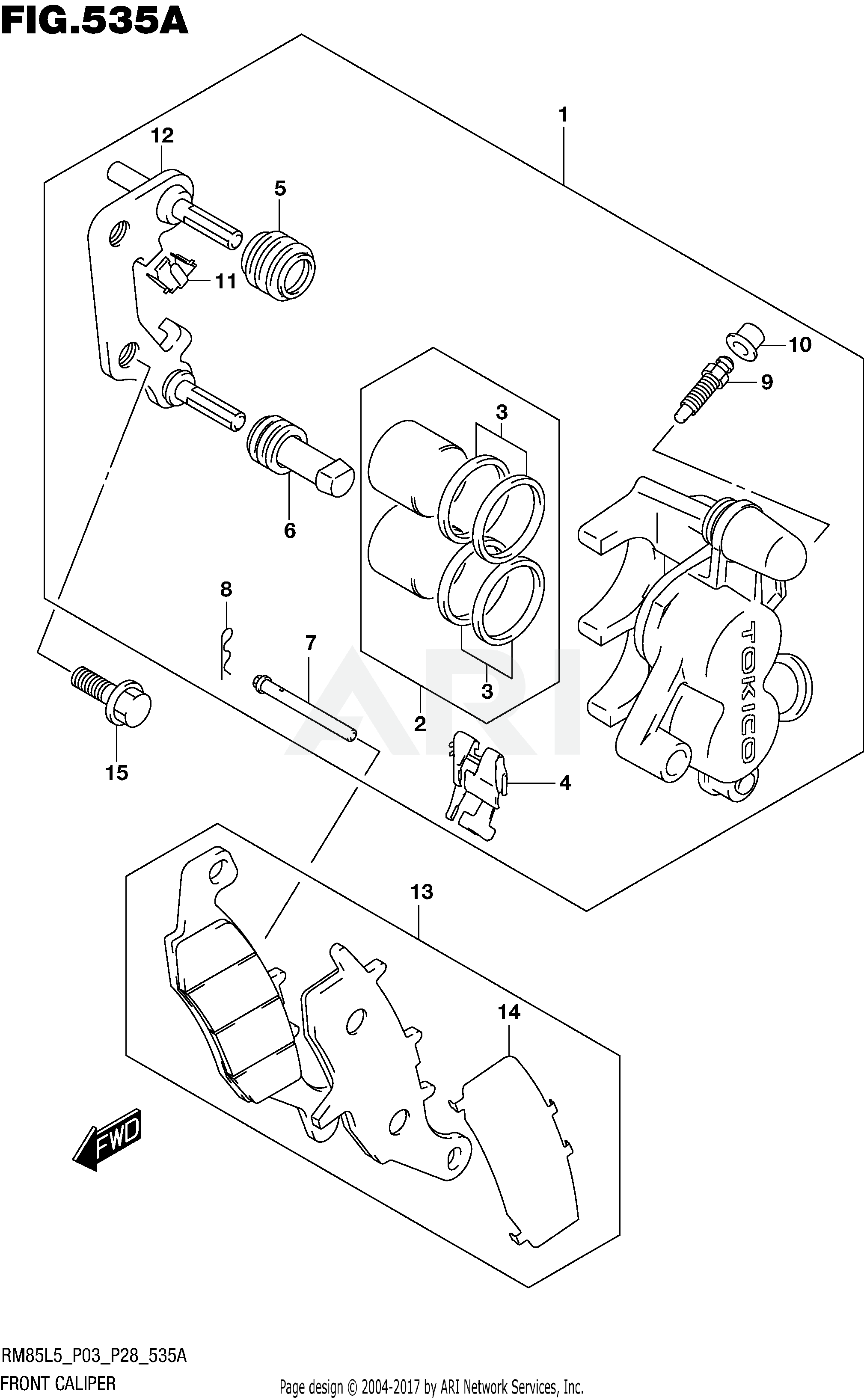 FRONT CALIPER