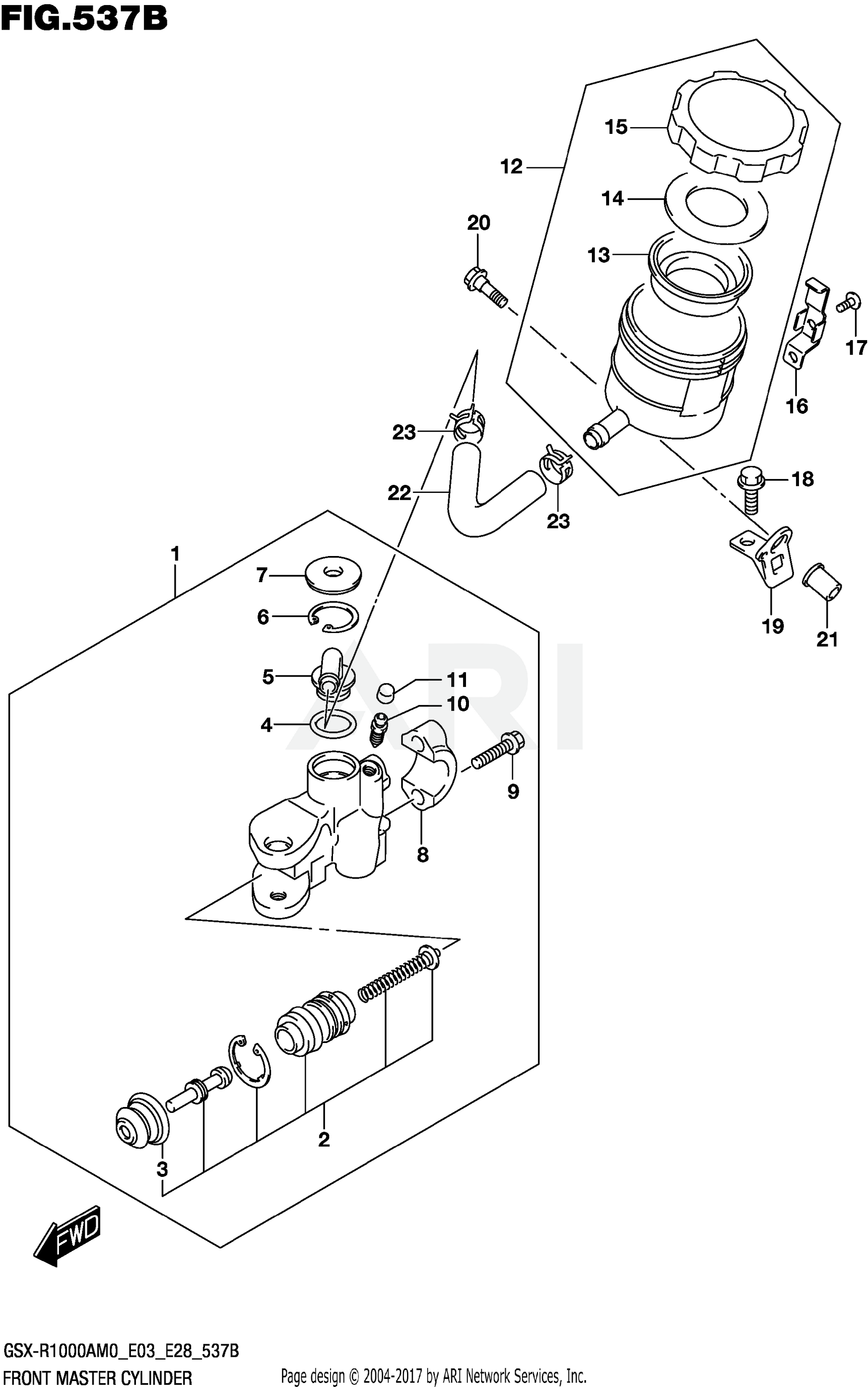 FRONT MASTER CYLINDER