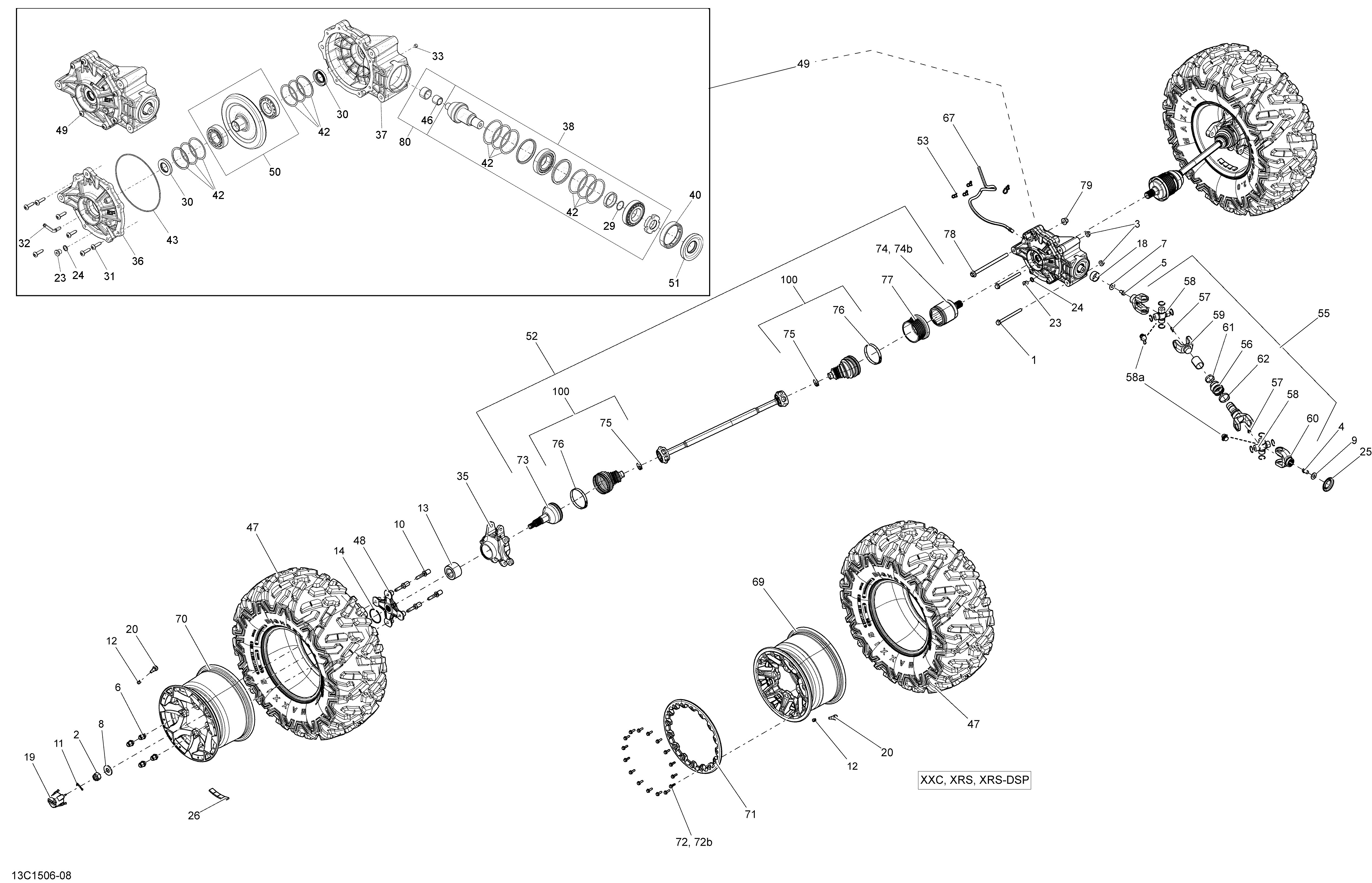 Drive System, Rear _13C1507