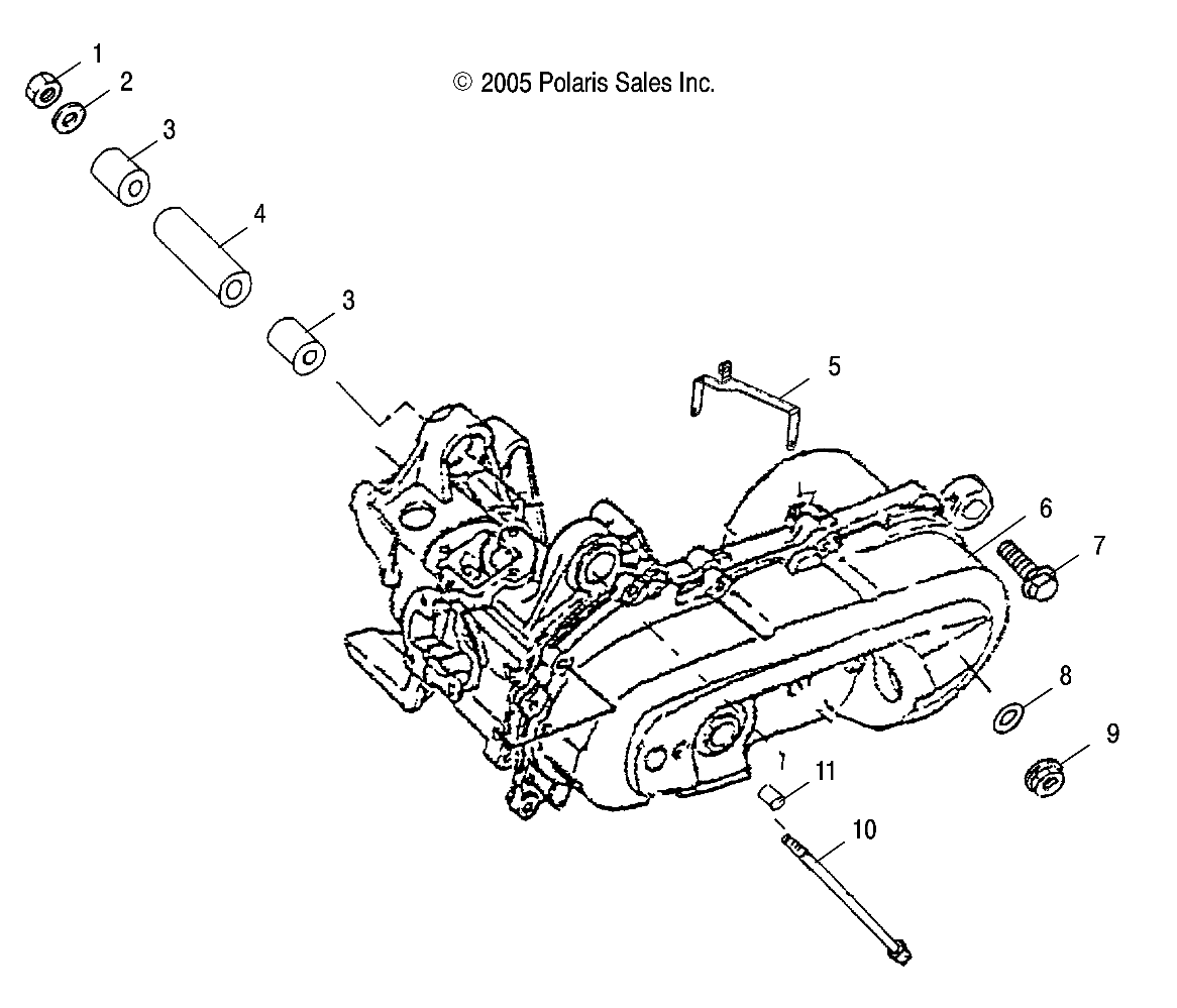 ENGINE BRACKET - A05FA09CA/CB/CC (4999202309920230B01)