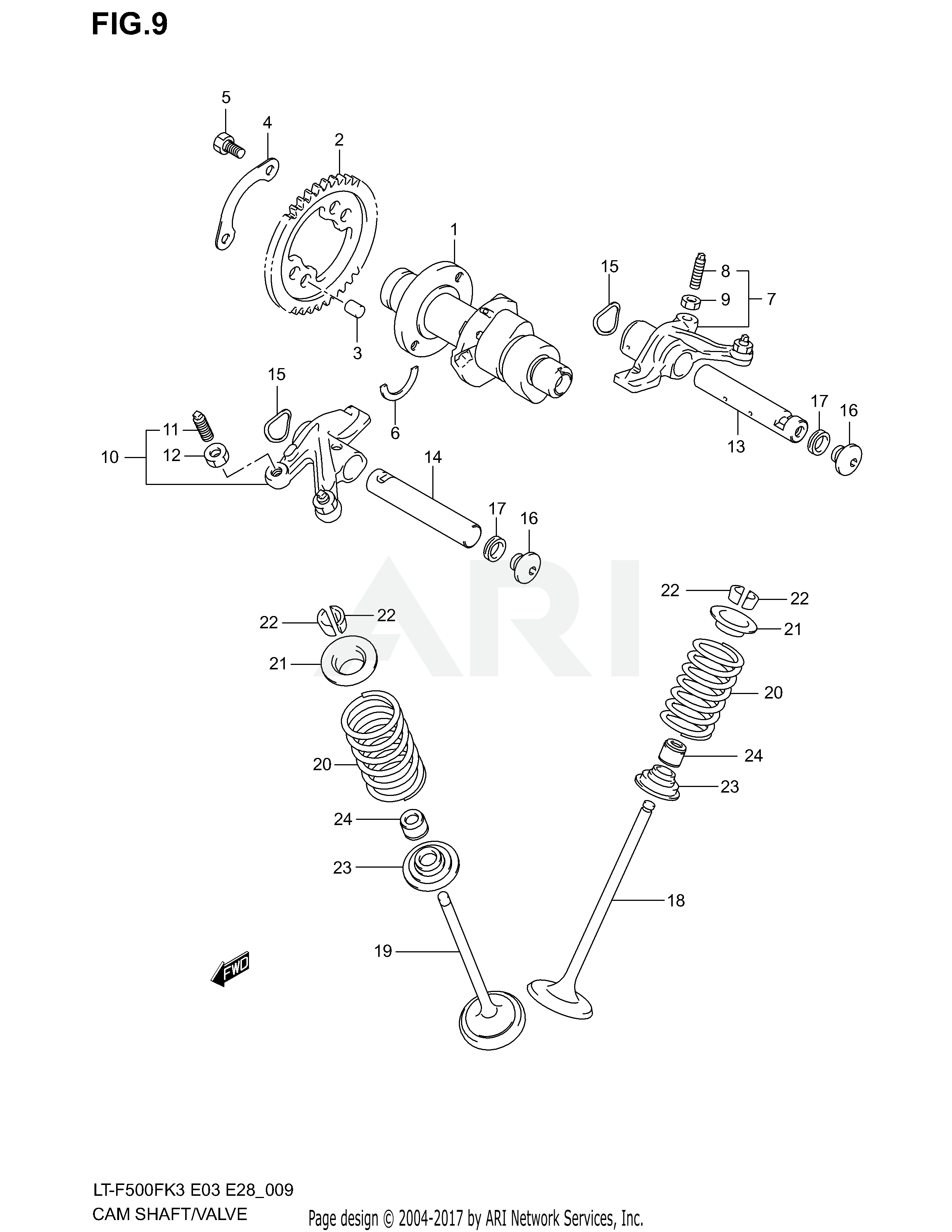 CAM SHAFT - VALVE