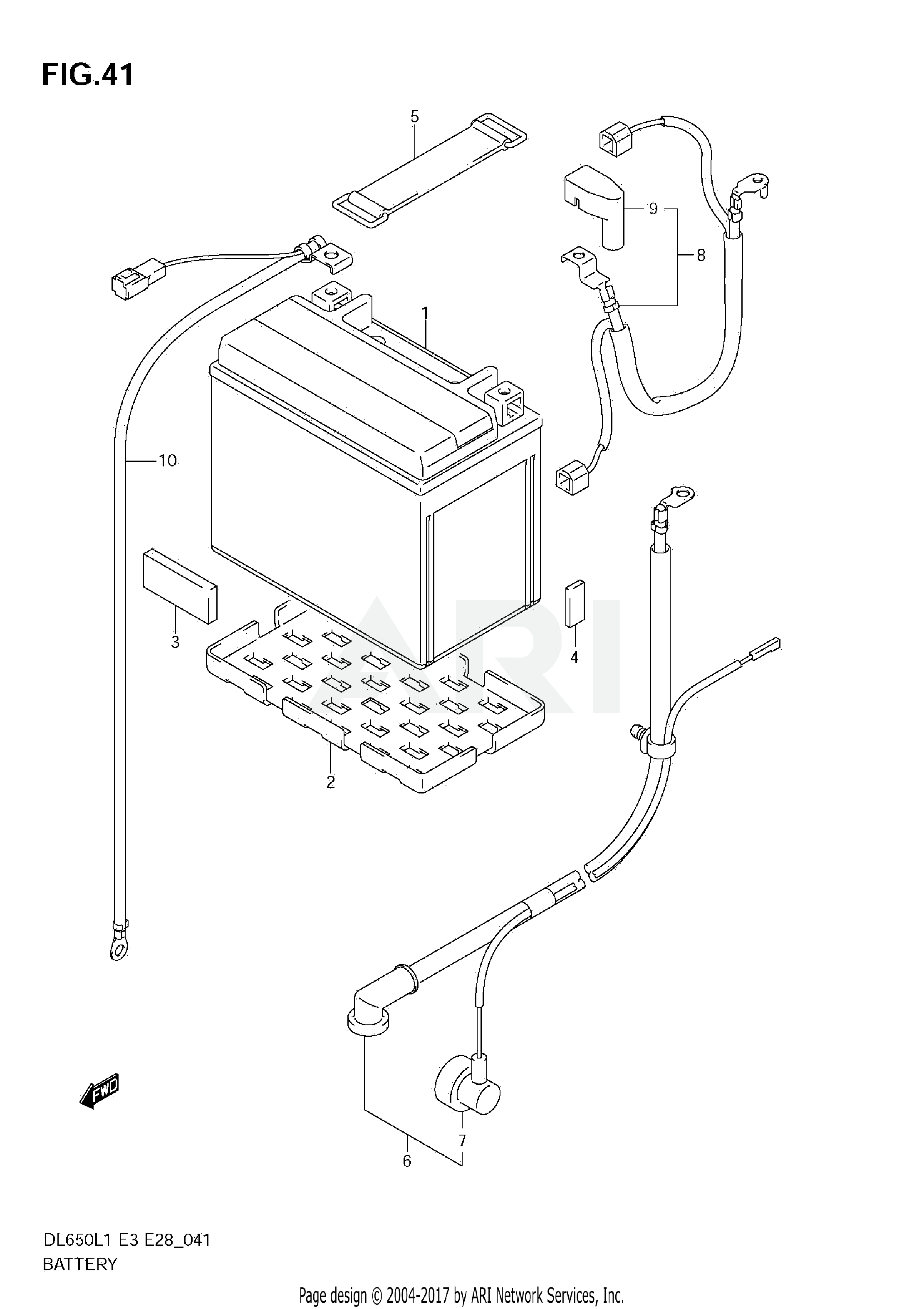 BATTERY (DL650A L1 E28)