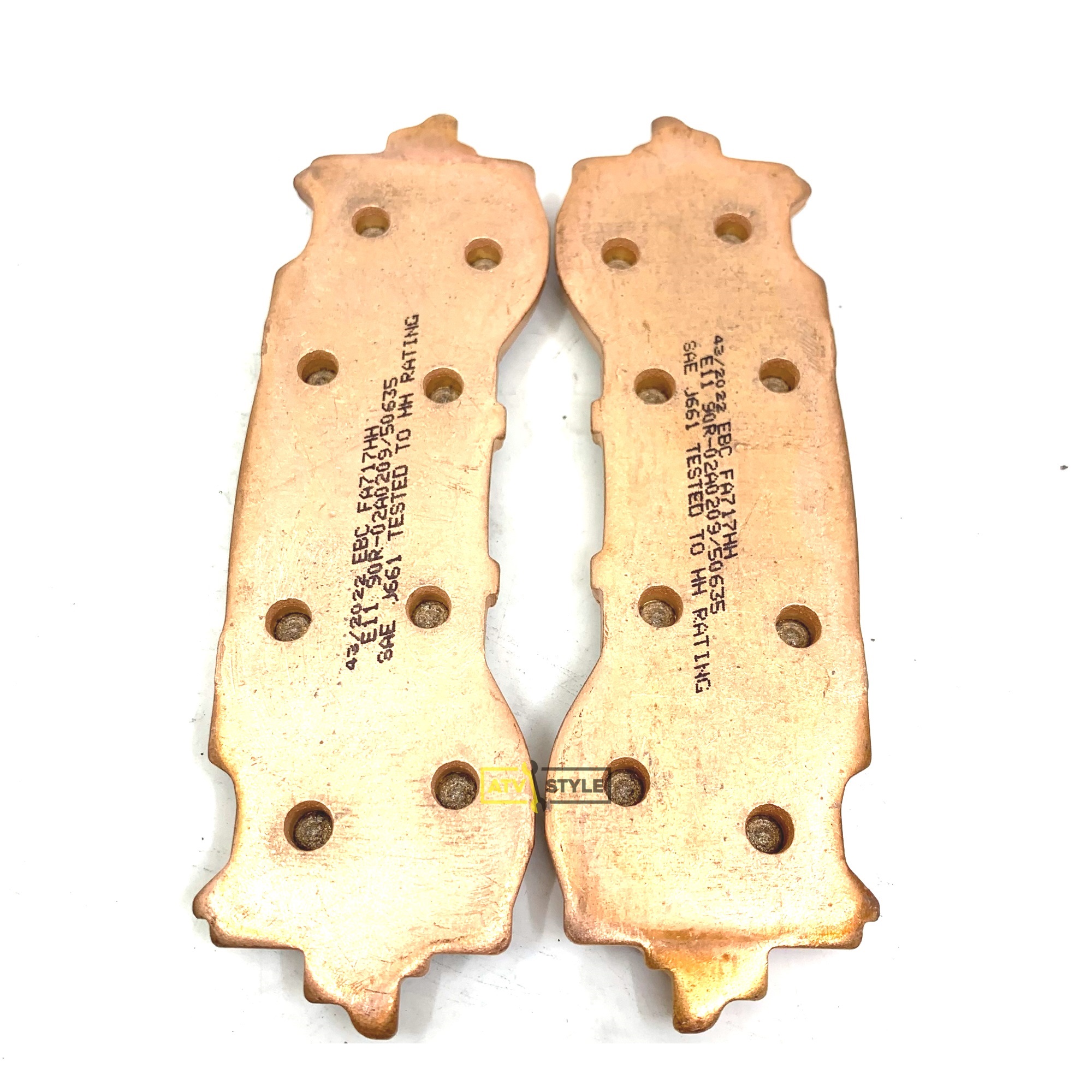 Тормозные колодки EBC Double-H Sintered 129.5 x 40 x 9mm FA717HH