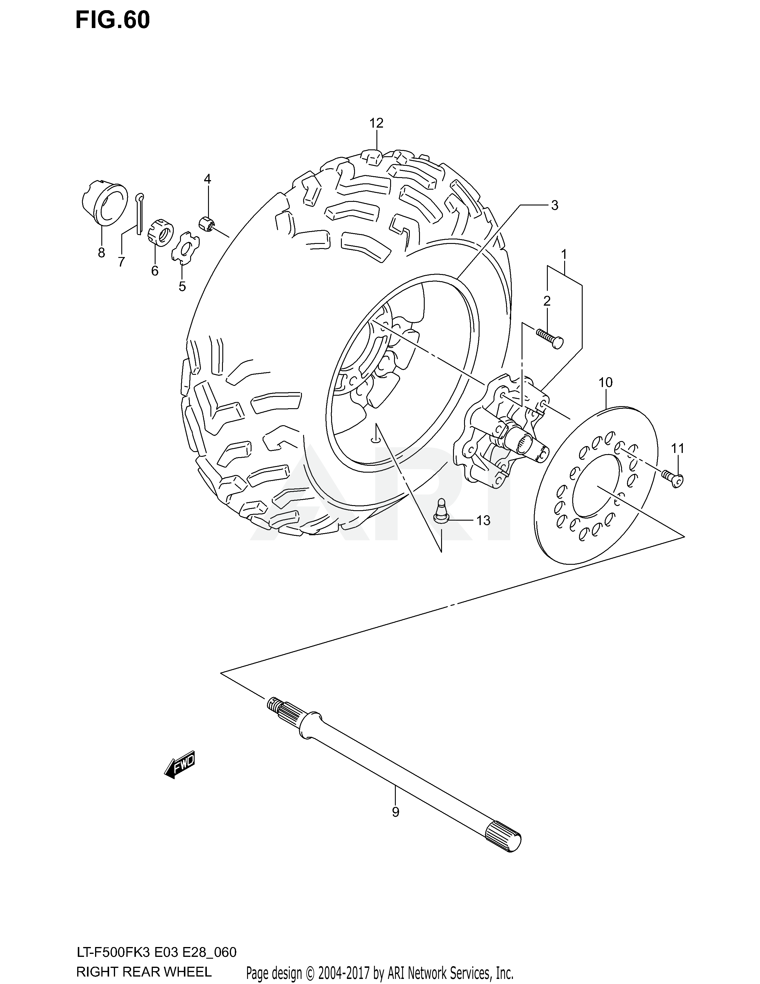 RIGHT REAR WHEEL