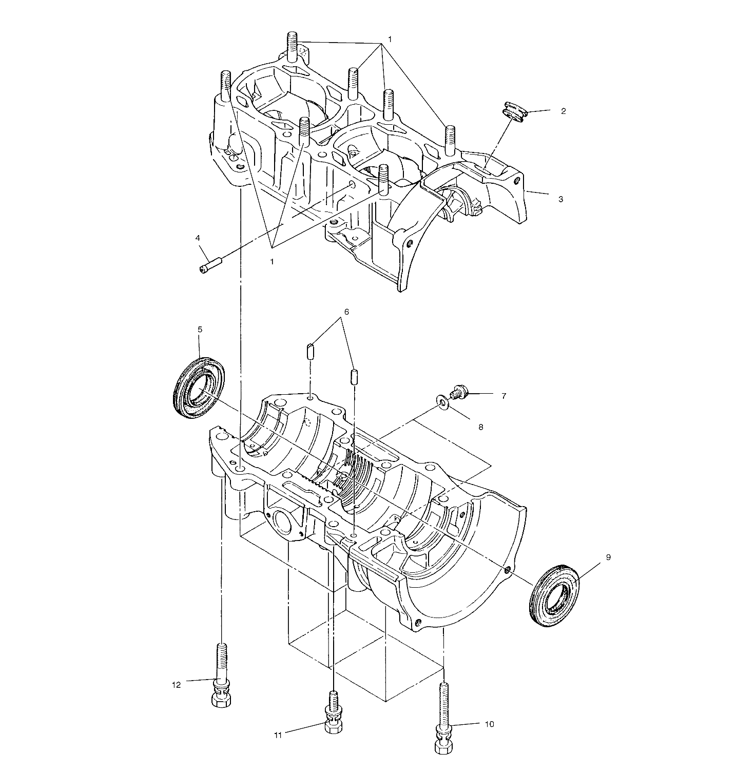 CRANKCASE - S01NB4BS (4960876087C003)