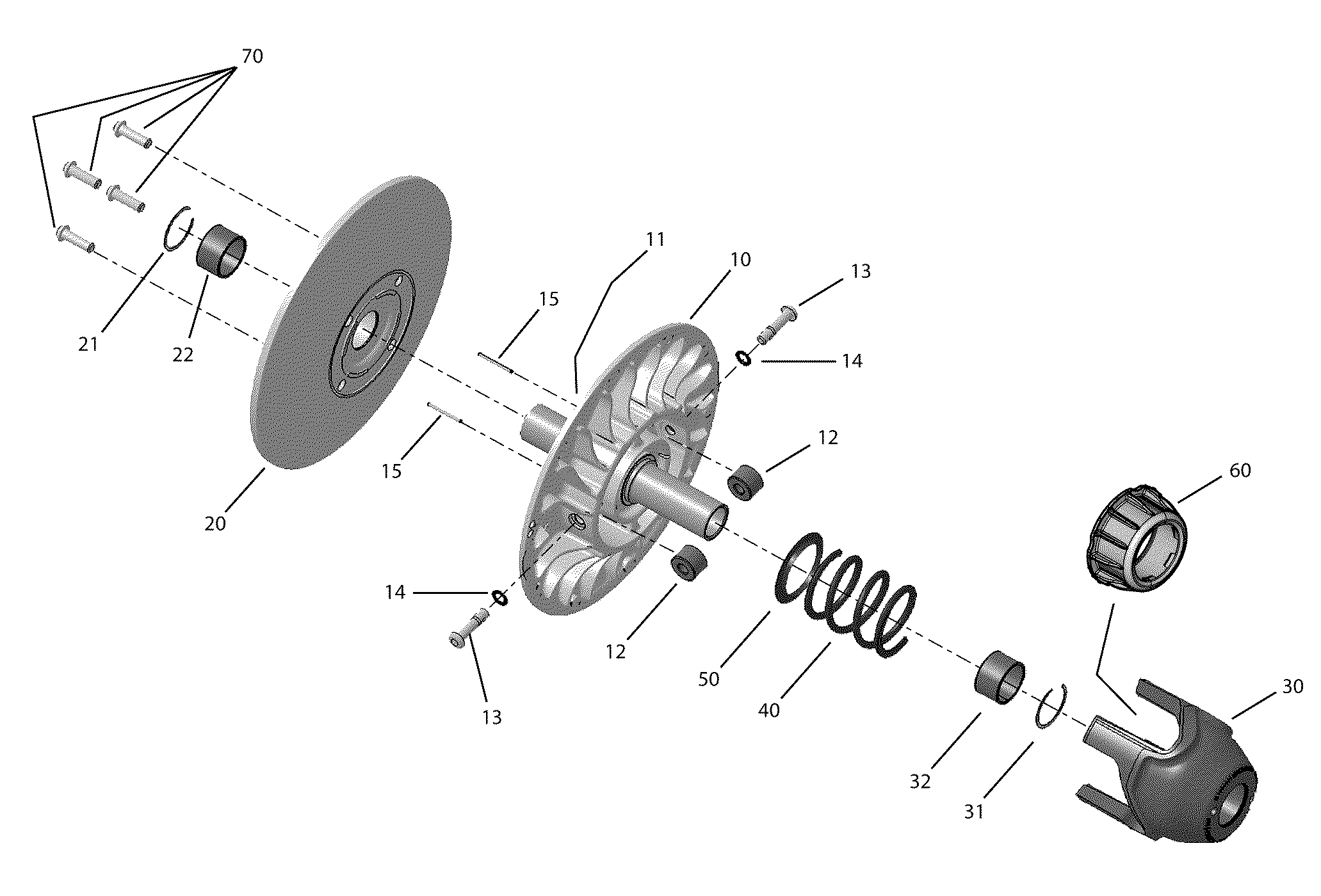 Transmission-Driven Pulley Turbo _19R1536a