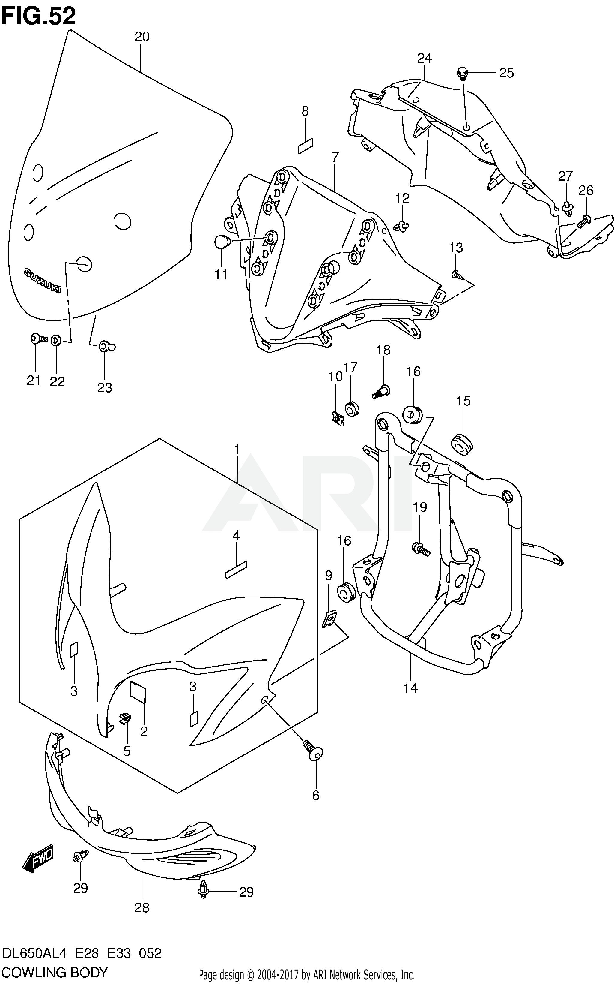 COWLING BODY