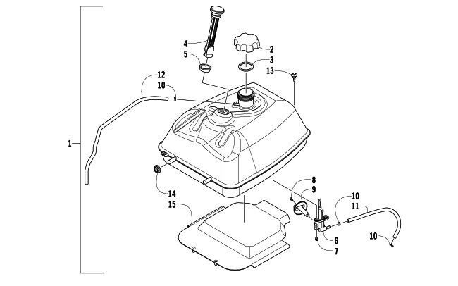 GAS TANK ASSEMBLY