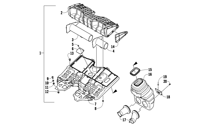 AIR SILENCER ASSEMBLY