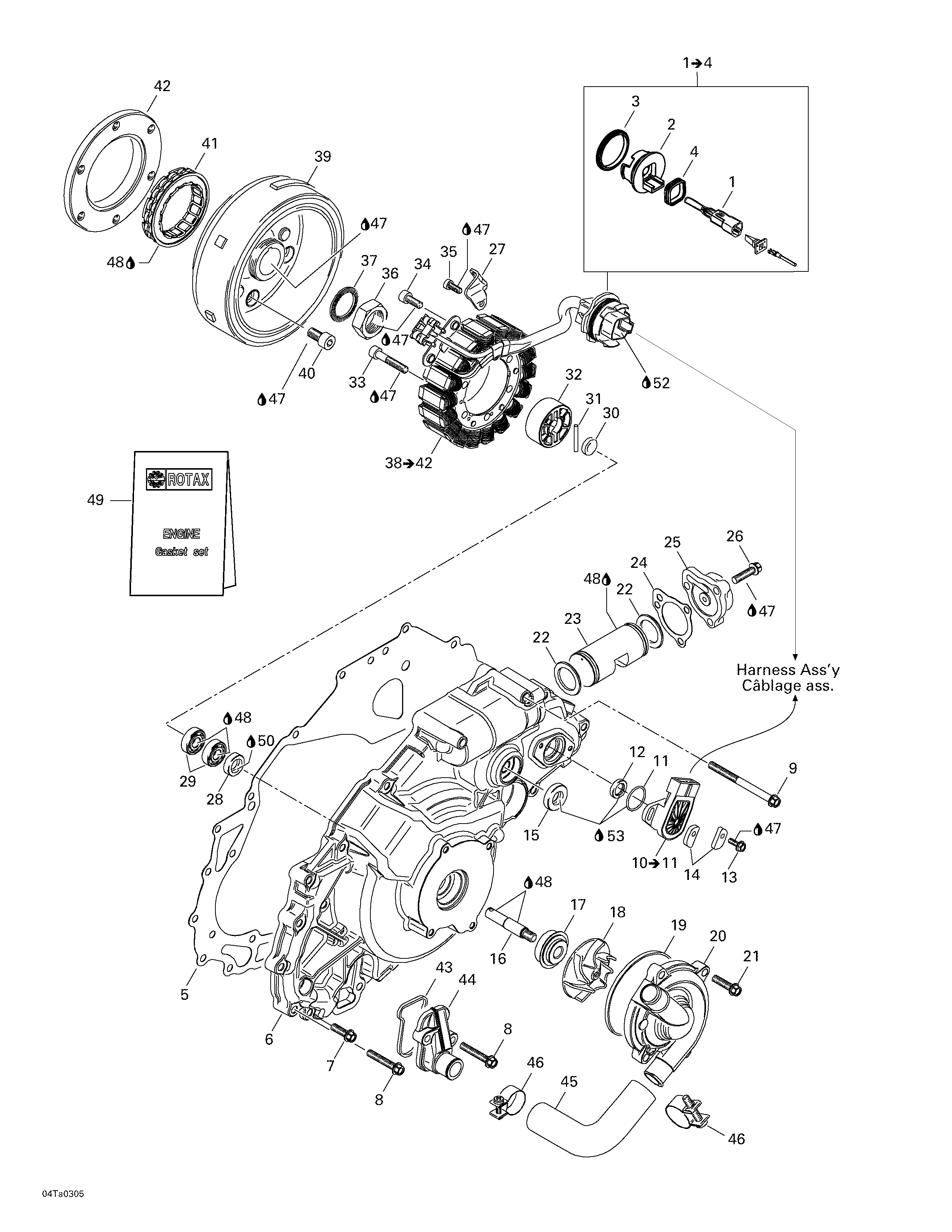 Ignition And Water Pump