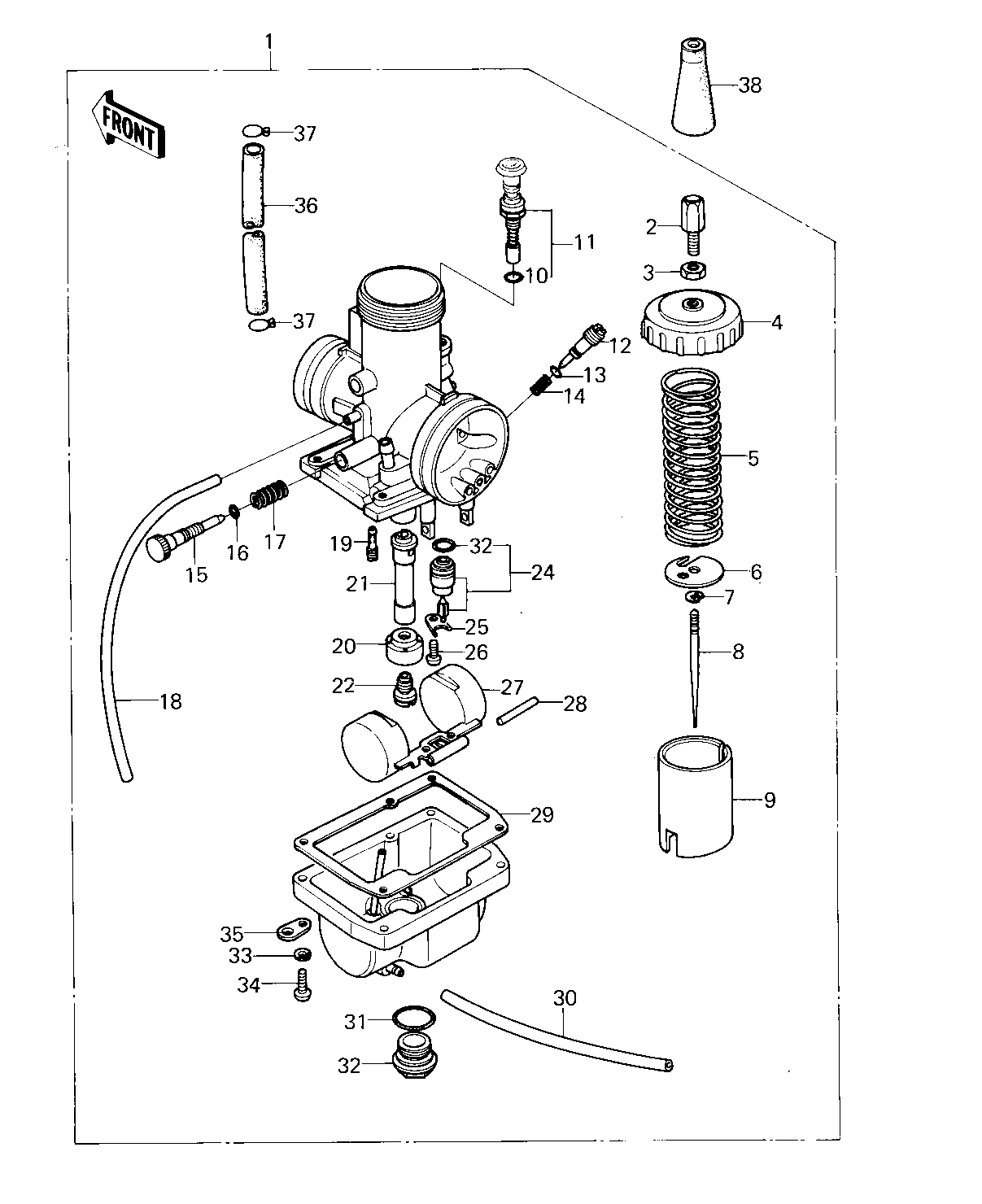 CARBURETOR (KX80-A2)