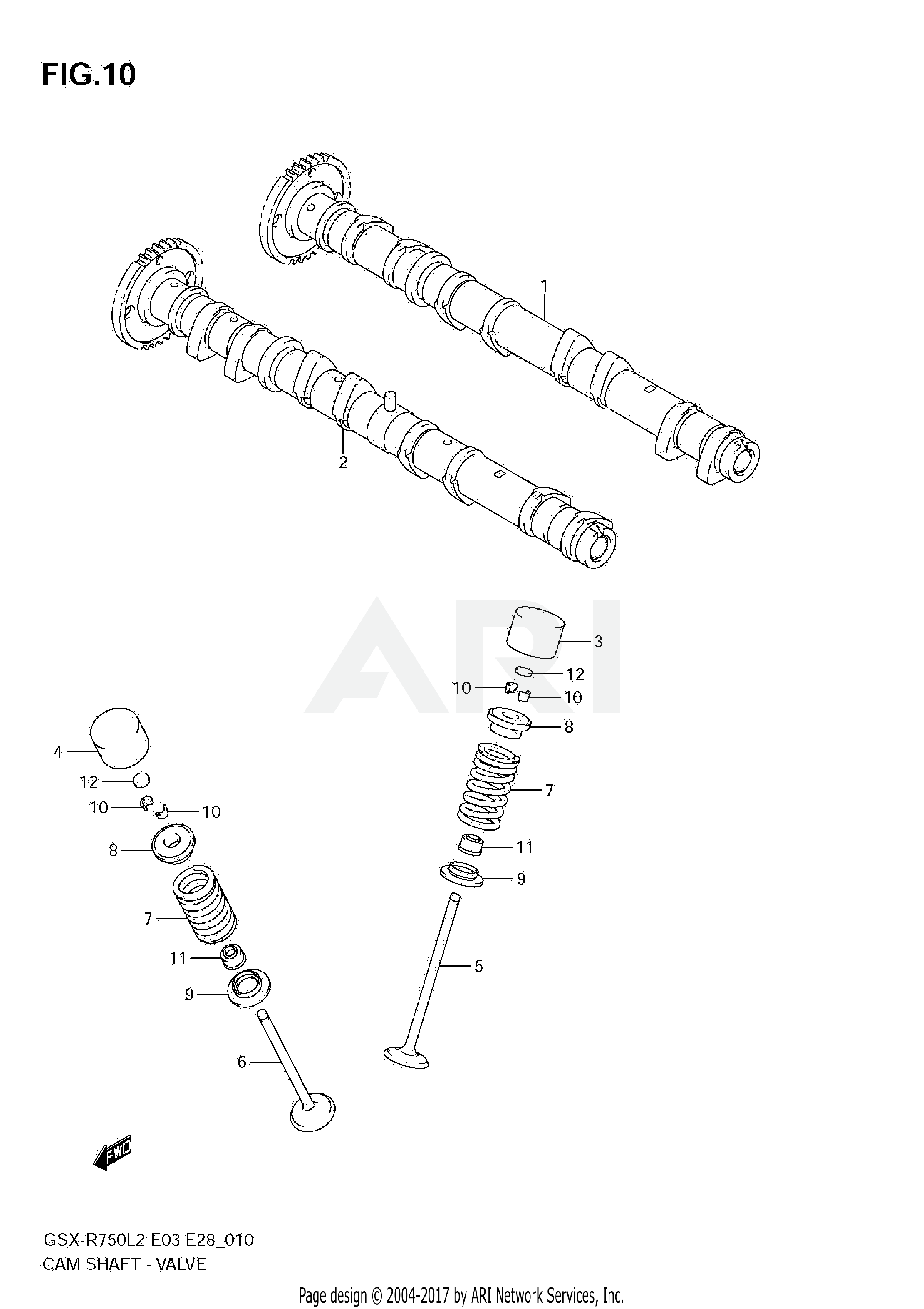 CAM SHAFT - VALVE