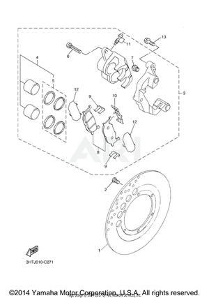 FRONT BRAKE CALIPER