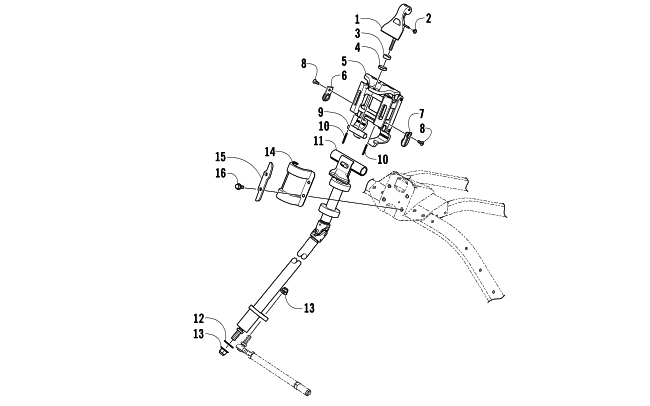 STEERING POST ASSEMBLY