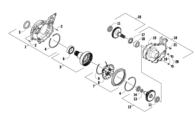 GEARCASE ASSEMBLY