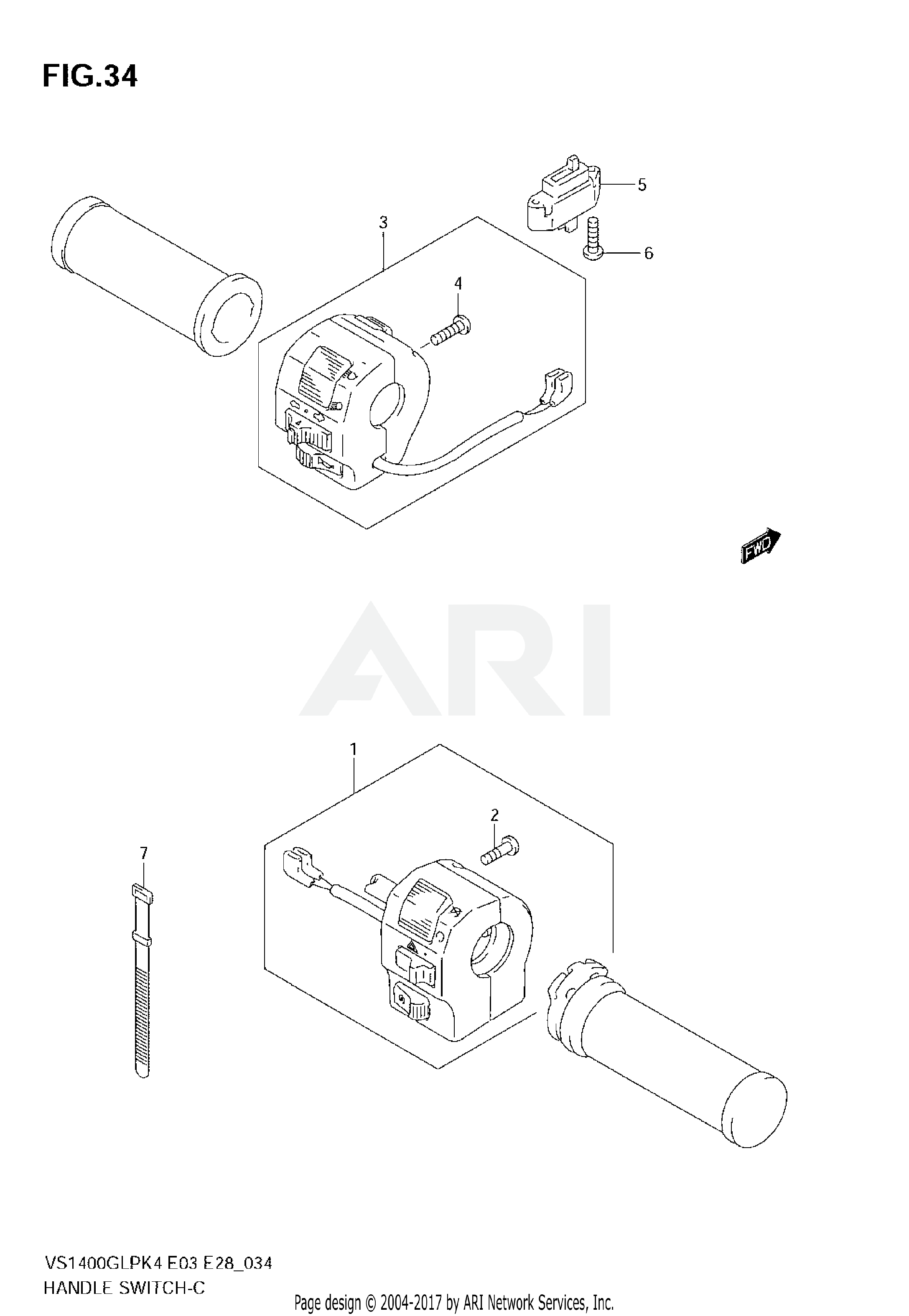 HANDLE SWITCH (VS1400GLPK4)