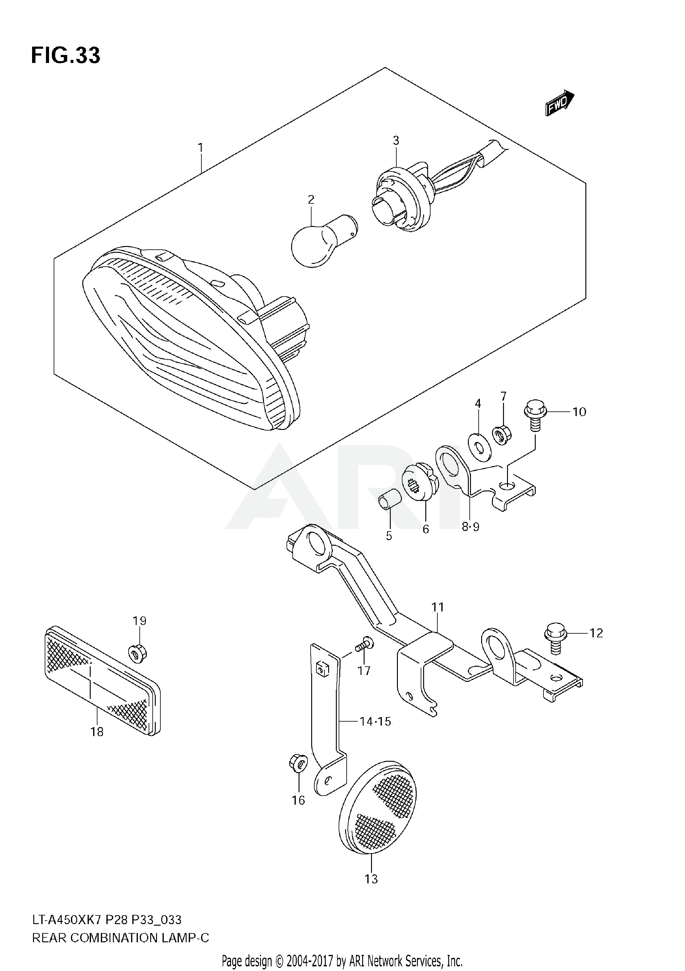 REAR COMBINATION LAMP