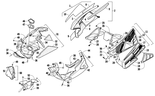 SKID PLATE AND SIDE PANEL ASSEMBLY