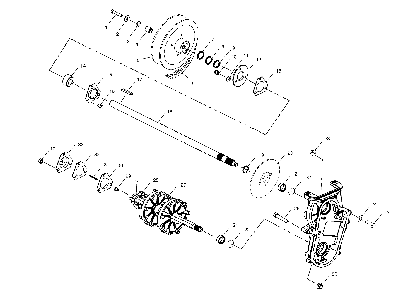 DRIVE TRAIN - S03NK7CS/A-S03NL7CS/A-S03NK8CS/A-S03NL8CS/A-S03NM8CS (4978037803B14)