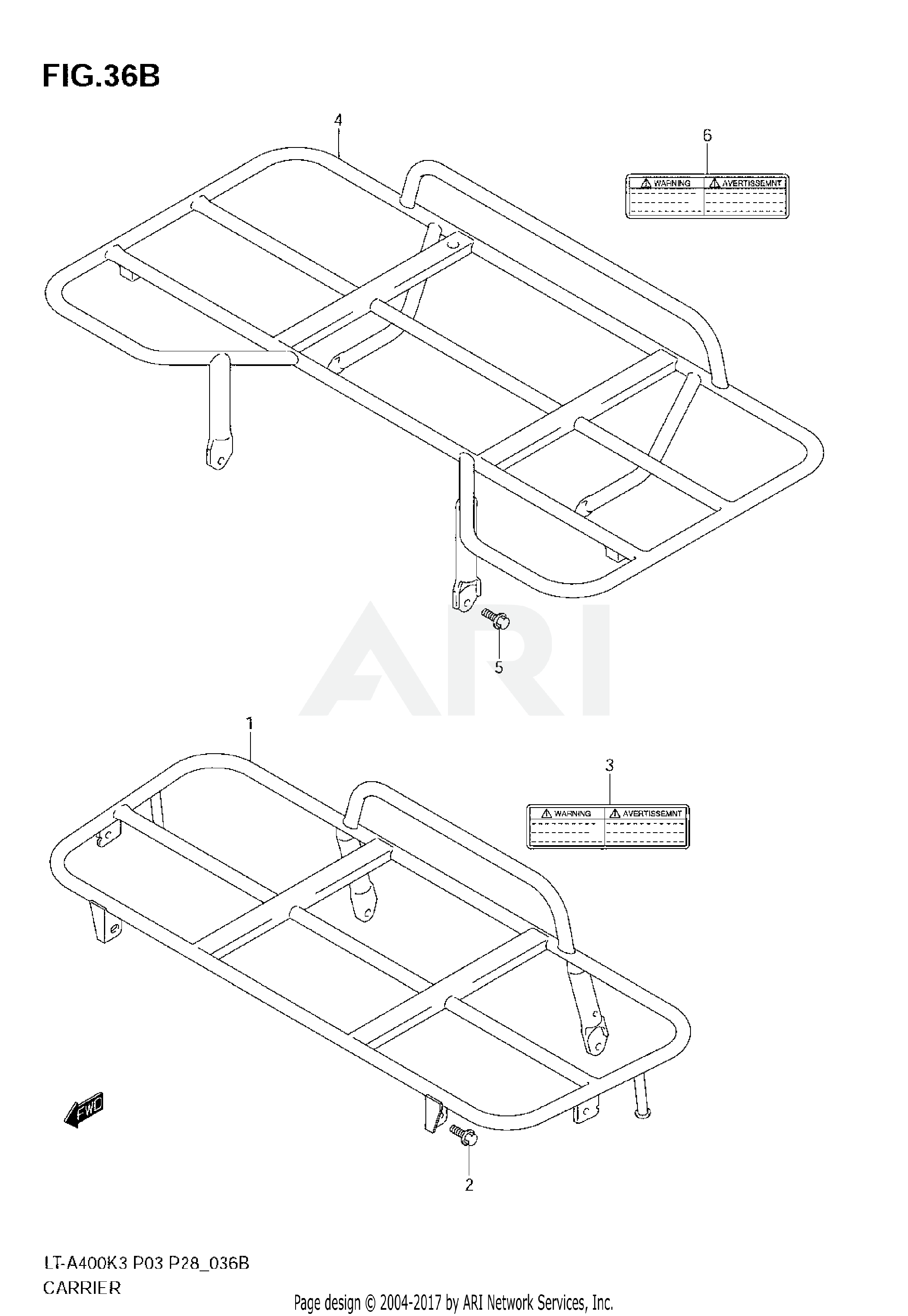 CARRIER (MODEL K4/K5/K6/K7)