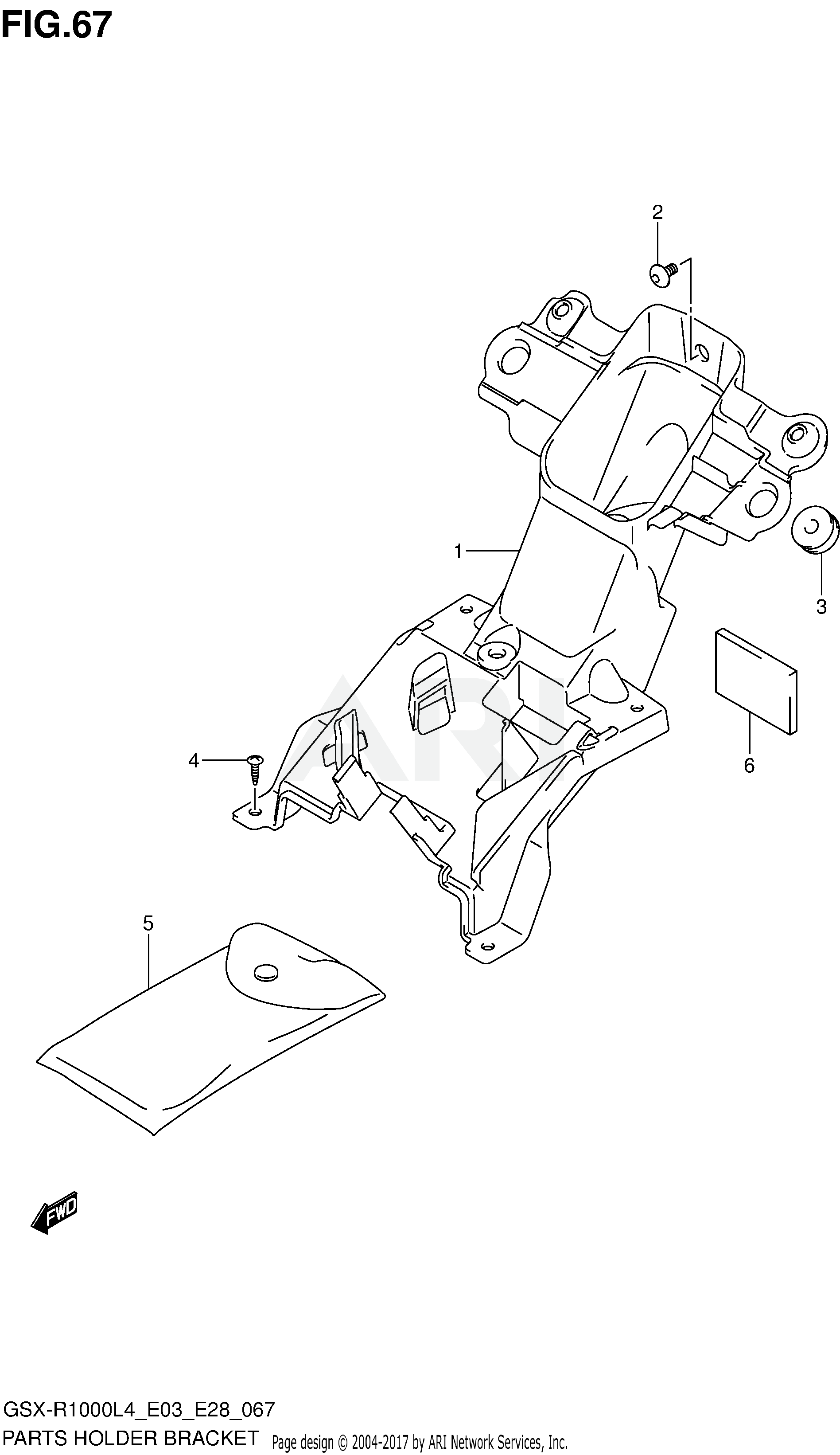 PARTS HOLDER BRACKET