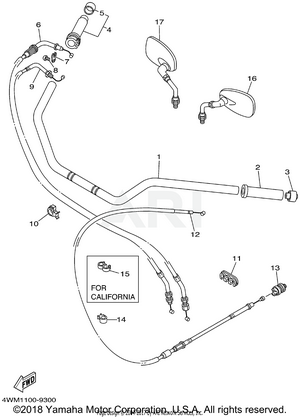 STEERING HANDLE CABLE