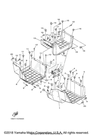 STAND FOOTREST