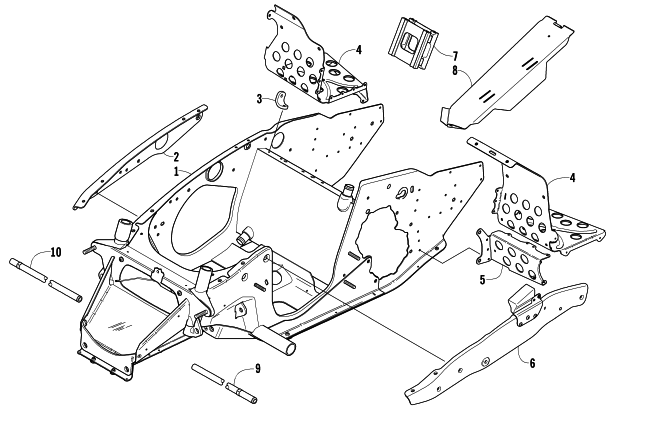 FRONT FRAME AND STEERING COMPONENTS JOKER SNO PRO LIMITED EDITION