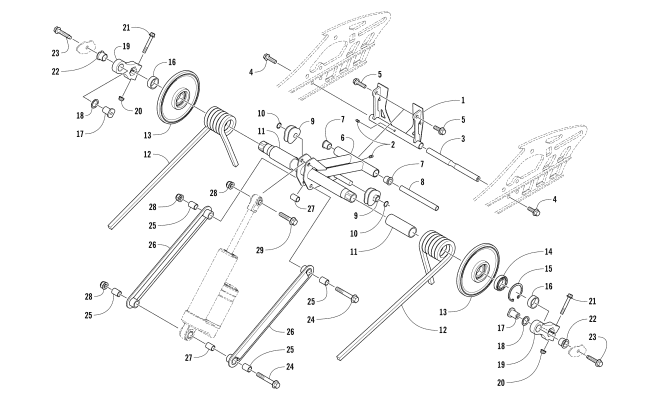 REAR SUSPENSION REAR ARM ASSEMBLY